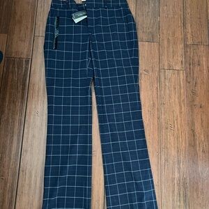 Banana Republic Dark Checkered Pants